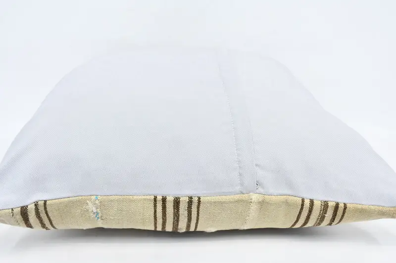 28x28 Beige Cushion Case, Chair Cushion, Turkish Pillow, Retro Throw Cushion, Kilim Pillow Cover, Pillow Cover, Vintage Kilim Pillow - 5