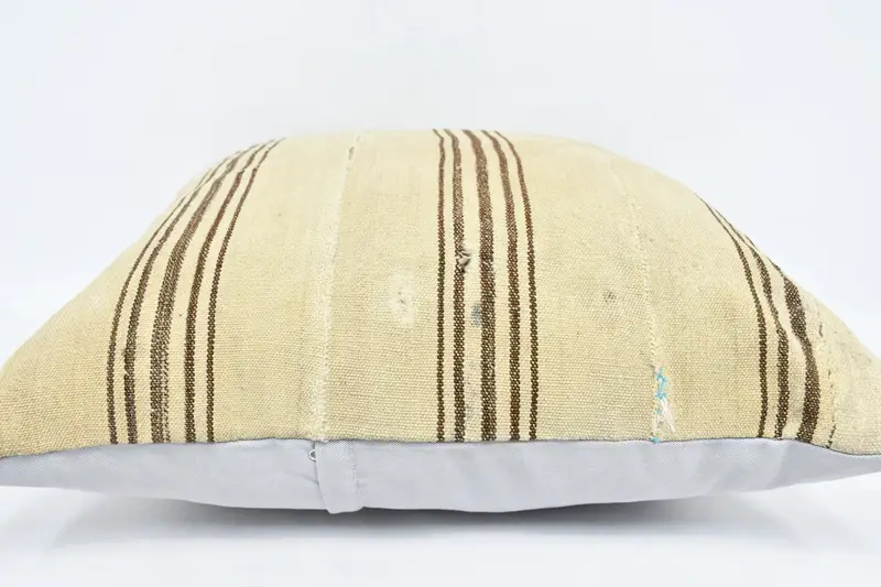 28x28 Beige Cushion Case, Chair Cushion, Turkish Pillow, Retro Throw Cushion, Kilim Pillow Cover, Pillow Cover, Vintage Kilim Pillow - 6
