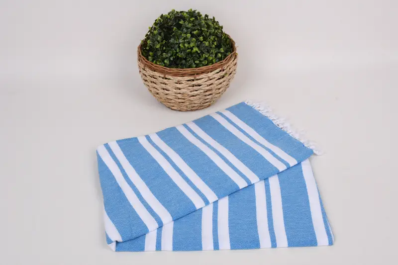 Organic towel, Fringed Turkish peshtemal beach towel USA, Best Friend Gift, Travel Towel, Grandma Gift, Custom Gift, 70x40 Cotton Striped Towel - 4