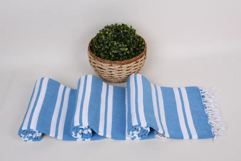 Organic towel, Fringed Turkish peshtemal beach towel USA, Best Friend Gift, Travel Towel, Grandma Gift, Custom Gift, 70x40 Cotton Striped Towel - 8