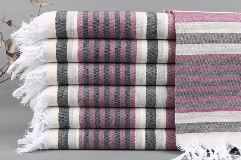 Beach Towel Turkish Cotton 40x67 Inches, Handwoven, Personalizable