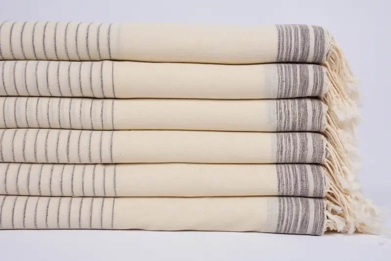 Eco-friendly Turkish peshtemal towel, Gift For Mom, Sand-resistant towel, Custom Beach Towel, 68x36 Cotton Striped Towel, Bachelorette Party Gifts - 3