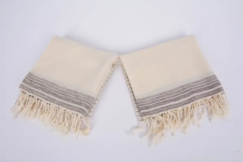 Eco-friendly Turkish peshtemal towel, Gift For Mom, Sand-resistant towel, Custom Beach Towel, 68x36 Cotton Striped Towel, Bachelorette Party Gifts - 7