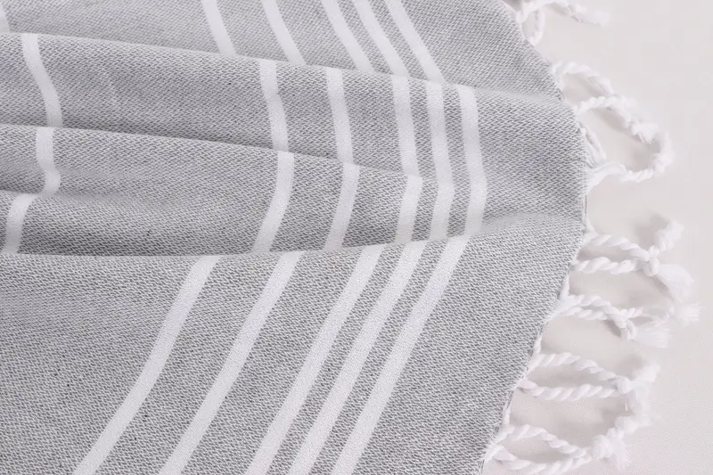 38x18 Cotton Striped Towel, Boyfriend Gift, Personalized Gift, Personalized Kitchen Towel, Valentines Day Gift For Him, Monogram Hand Towel - 8