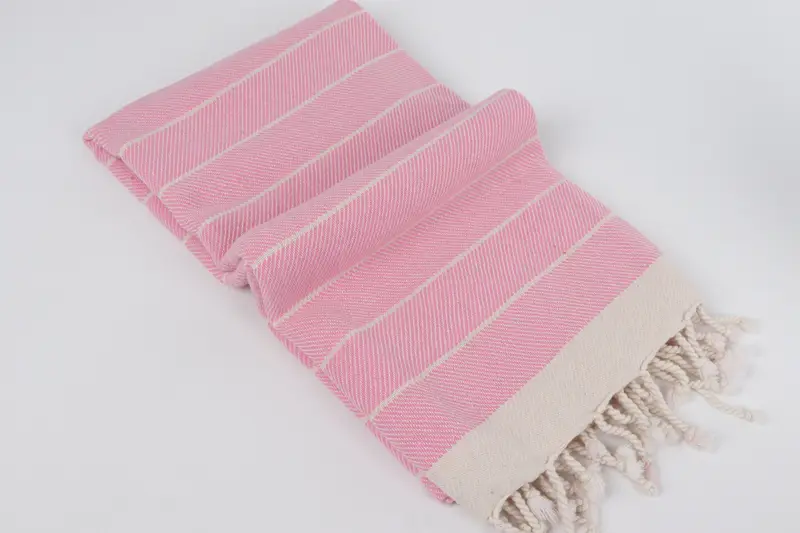 Hammam towel, Bridesmaid Gift Towel, Embroidered Beach Towel, Wedding Day Gift For Bride, Turkish towel, Scarf Towel, 70x40 Cotton Herringbone Towel - 12