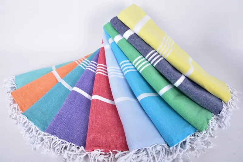 Custom Beach Towel, Beach Size Towel, Personalized Gift For Him, Bachelor Gifts, Bridal Shower Gift, 70x40 Cotton Striped Towel, Cute Beach Towel - 4