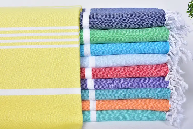 Custom Beach Towel, Beach Size Towel, Personalized Gift For Him, Bachelor Gifts, Bridal Shower Gift, 70x40 Cotton Striped Towel, Cute Beach Towel - 1