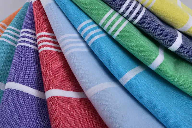Custom Beach Towel, Beach Size Towel, Personalized Gift For Him, Bachelor Gifts, Bridal Shower Gift, 70x40 Cotton Striped Towel, Cute Beach Towel - 5