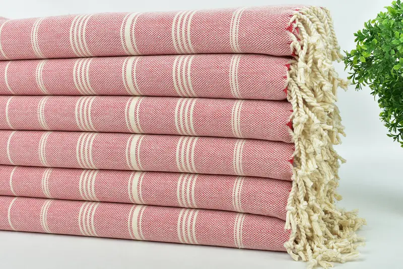 Turkish Towel Hand Towel, 38x24 Cotton Striped Towel, Personalized Bridesmaid Gift, Wedding Gift, Valentine Day Gift For Her, Small Bath Towels - 3