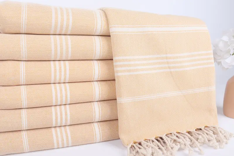 Personalized Towel, 70x40 Cotton Striped Towel, Personalized Gift For Him, Monogram Turkish Towel, Soft towel, Mexico Bachelorette Party Gifts - 2