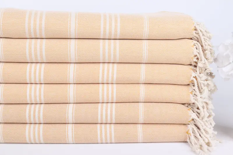 Personalized Towel, 70x40 Cotton Striped Towel, Personalized Gift For Him, Monogram Turkish Towel, Soft towel, Mexico Bachelorette Party Gifts - 3