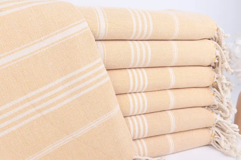 Personalized Towel, 70x40 Cotton Striped Towel, Personalized Gift For Him, Monogram Turkish Towel, Soft towel, Mexico Bachelorette Party Gifts - 1