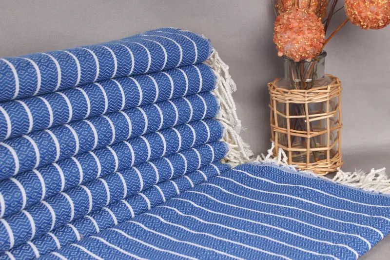 Personalized Bridesmaid Gift, Sand-free towel, Personalized Wedding Gift For Couple, 70x40 Cotton Striped Towel, Summer Towel, Bridesmaid Gift Towel - 1