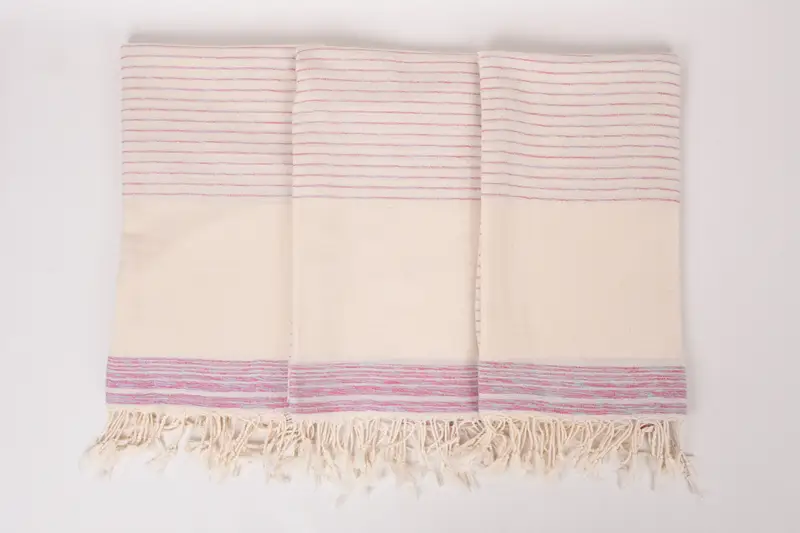 Wedding Gift For Bride, 68x36 Cotton Striped Towel, Sand-free towel, Wedding Hand Made Gift, Personalized Turkish Towel, Sand-resistant towel - 7