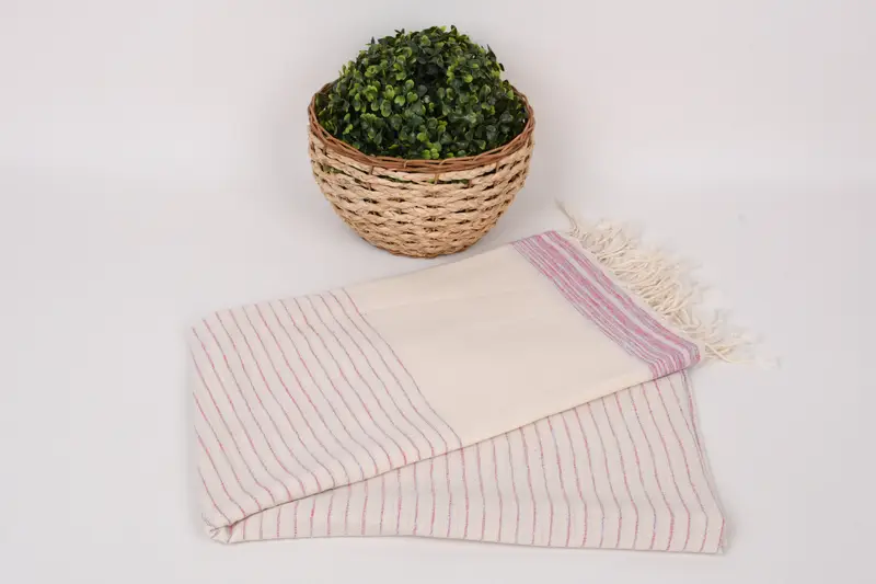 Wedding Gift For Bride, 68x36 Cotton Striped Towel, Sand-free towel, Wedding Hand Made Gift, Personalized Turkish Towel, Sand-resistant towel - 4