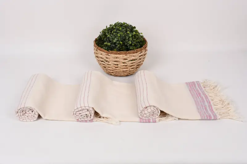 Wedding Gift For Bride, 68x36 Cotton Striped Towel, Sand-free towel, Wedding Hand Made Gift, Personalized Turkish Towel, Sand-resistant towel - 8