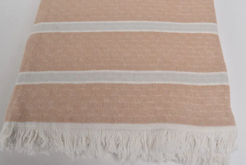 96x84 Cotton Striped Towel, Custom Shower Curtain, Bachelorette Party Favors, Gift For Wedding Day, Throw Blanket, Throw Blankets, Woven Blanket - 4