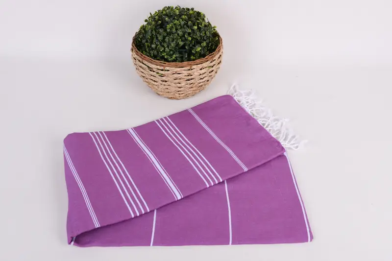 Personalized Towel, Turkish Beach Towel Monogram, 70x40 Cotton Striped Towel, Thin towel, Lightweight towel, Eco-Friendly Turkish Towel, Gift Towel - 4