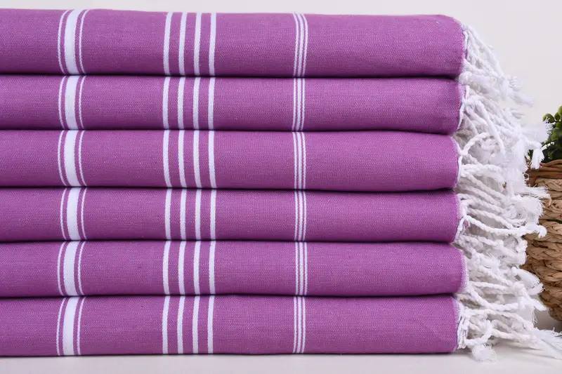Personalized Towel, Turkish Beach Towel Monogram, 70x40 Cotton Striped Towel, Thin towel, Lightweight towel, Eco-Friendly Turkish Towel, Gift Towel - 2