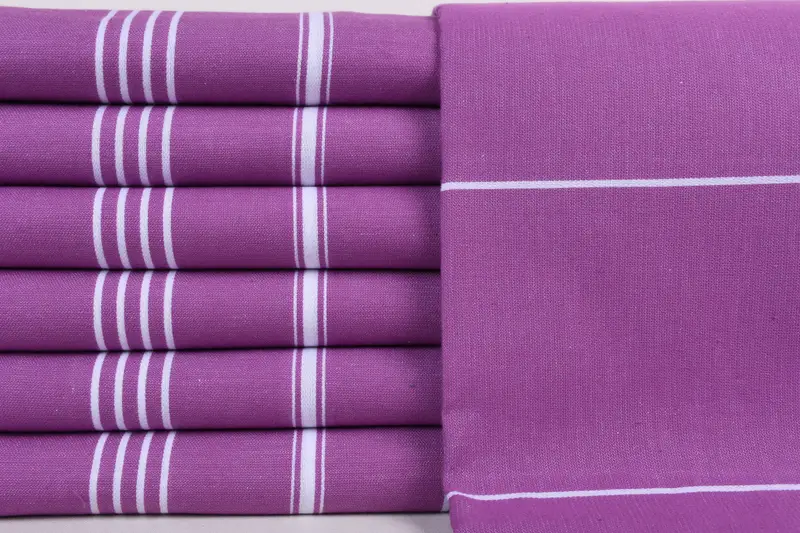Personalized Towel, Turkish Beach Towel Monogram, 70x40 Cotton Striped Towel, Thin towel, Lightweight towel, Eco-Friendly Turkish Towel, Gift Towel - 1