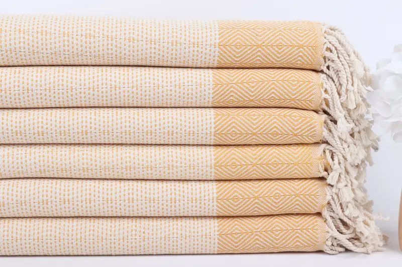 Bridesmaid Gift Towel, Beach Size Towel, 70x40 Cotton Diamond Towel, Bath towel, Mother Of The Groom Gift, Summer Gift Ideas, Housewarming Gift - 3