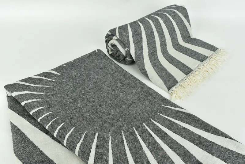 Travel towel, 70x36 Cotton Sun Design Towel, Custom monogram Turkish beach towel USA, Bridal Party Gifts, Gift For Her, Holiday Towel, Summer Gift - 8
