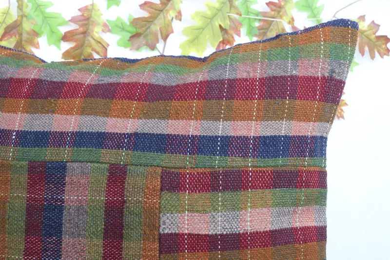 Cushion Cover, Boho Pillow Sham Cover, Handmade Kilim Cushion, Meditation Pillow Sham, Kilim Pillow, Toss Pillow Case, 24x24 Green Cushion - 6