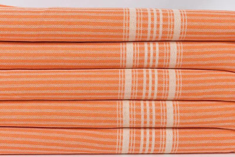 Ev ısınma hediyesi, banyo havlu, evlilik yıldönümü hediyesi, Türk el havlu, spor salonu havlu, 40x18 pamuklu çizgili havlu, Türk havlu el havlu - 2