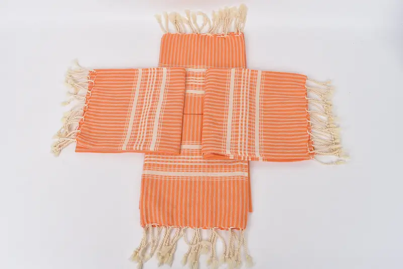 Ev ısınma hediyesi, banyo havlu, evlilik yıldönümü hediyesi, Türk el havlu, spor salonu havlu, 40x18 pamuklu çizgili havlu, Türk havlu el havlu - 6