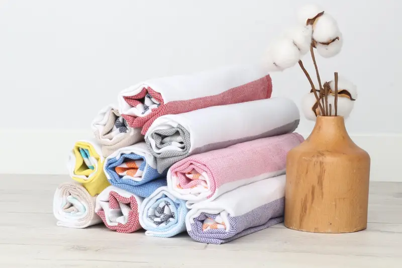 Personalized Kitchen Towel, Bridal Shower Gift, Turkish Tea Towel, 40x24 Cotton Striped Towel, Embroidery Towel, Handmade Gift, Bridesmaid Gifts - 7