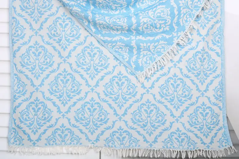 Wedding Gift For Bride, Bachelorette Beach Towel, 68x36 Cotton Baroque Towel, Bachelorette Party Gifts Bridesmaids, Bridal Shower Gift, Cotton towel - 1
