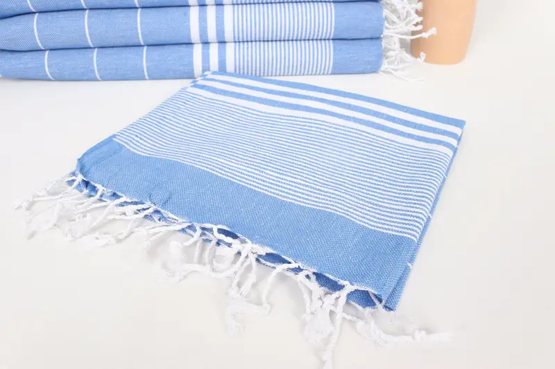 Düğün günü için hediye, monogramlı el havlu, Türk havlu el havlu, 40x24 pamuklu çizgili havlu, sevgililer hediye, kişiselleştirilmiş mutfak havlu - 5