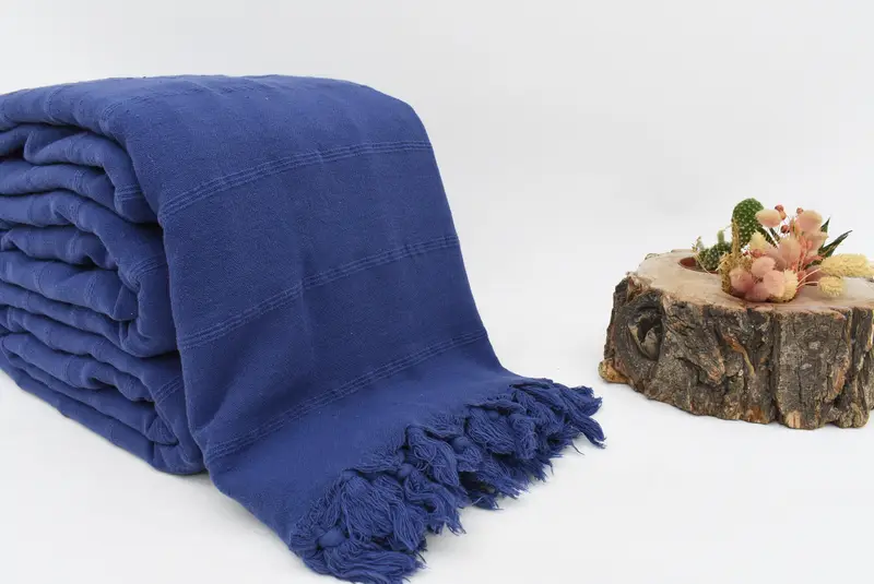 Regalo de boda de tema de la playa, mantel de Navidad, toalla de algodón lavado de piedra de 92x70, manta personalizada, regalo de inauguración de la casa, regalos de dama de honor, regalos de empleados - 3