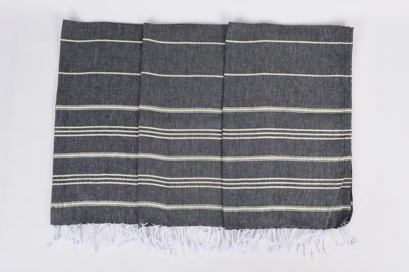 Monogram el havlu, 40x24 pamuklu çizgili havlu, Türk havlu monogram, Türk el havlu, Türk çay havlu, monogram yemek havlu, tatil havlu - 7