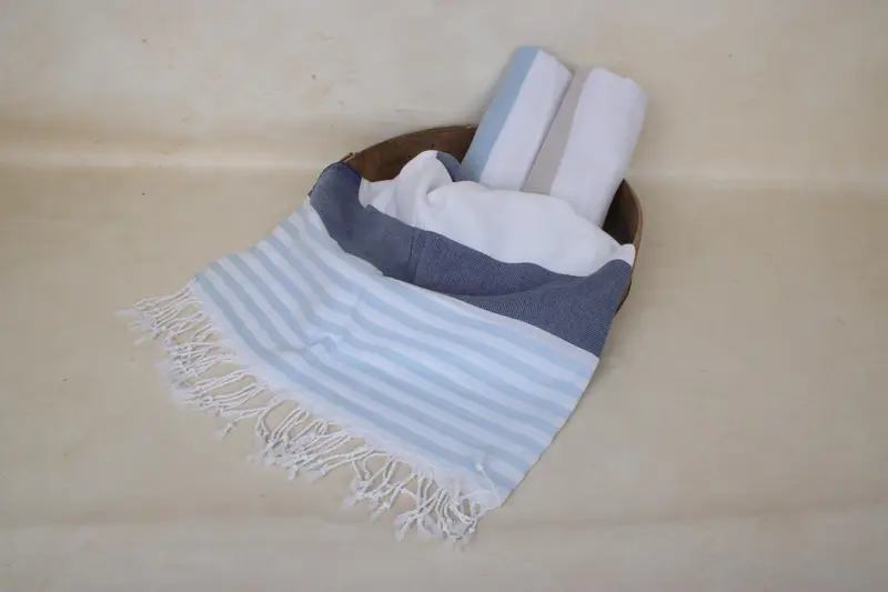 Turkish beach towel, Spa Towel, Spa Gift Towel, 70x40 Cotton Striped Towel, Personalized Bridesmaid Gift, Engagement Gift, Bachelorette Gifts - 2