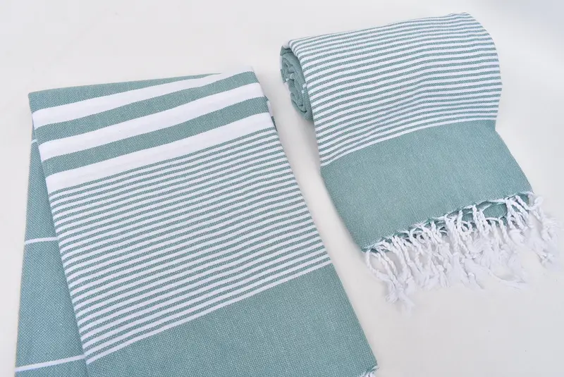 Bachelor Gift, Wedding Favors, Luxury Turkish beach towel for summer vacation, Monogram Beach Towel, Best Beach Towel, 70x40 Cotton Striped Towel - 7