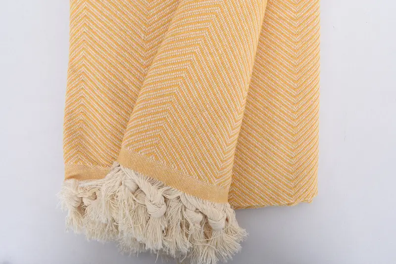 Custom Blanket, Bachelorette Party Favors, 84x68 Cotton Zig zag Towel, Turkish Cotton Throw Blanket, Handmade Gift, Personalized Blanket - 8