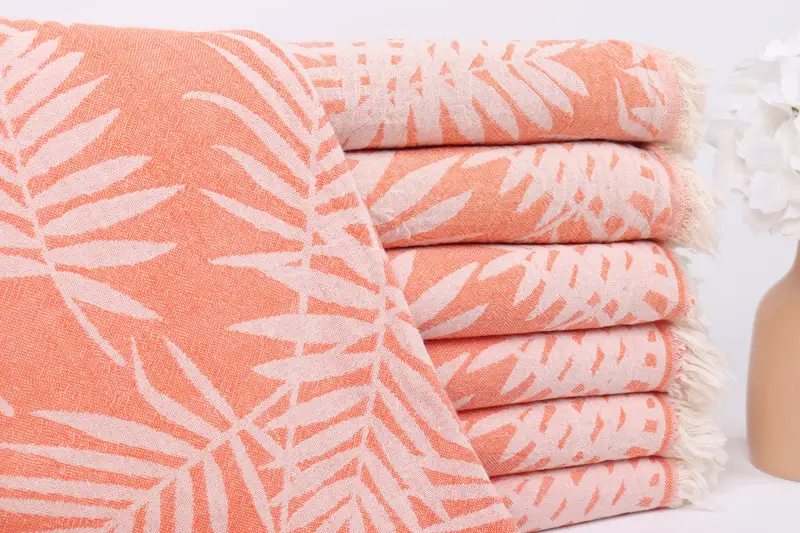 Gym Towel, Monogrammed Beach Towel, Wedding Gifts Towel, Sand-resistant towel, Wedding Day Gift For Bride, 64x40 Cotton Floral Patterned Towel - 2