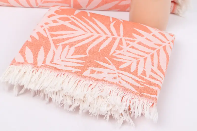 Gym Towel, Monogrammed Beach Towel, Wedding Gifts Towel, Sand-resistant towel, Wedding Day Gift For Bride, 64x40 Cotton Floral Patterned Towel - 6