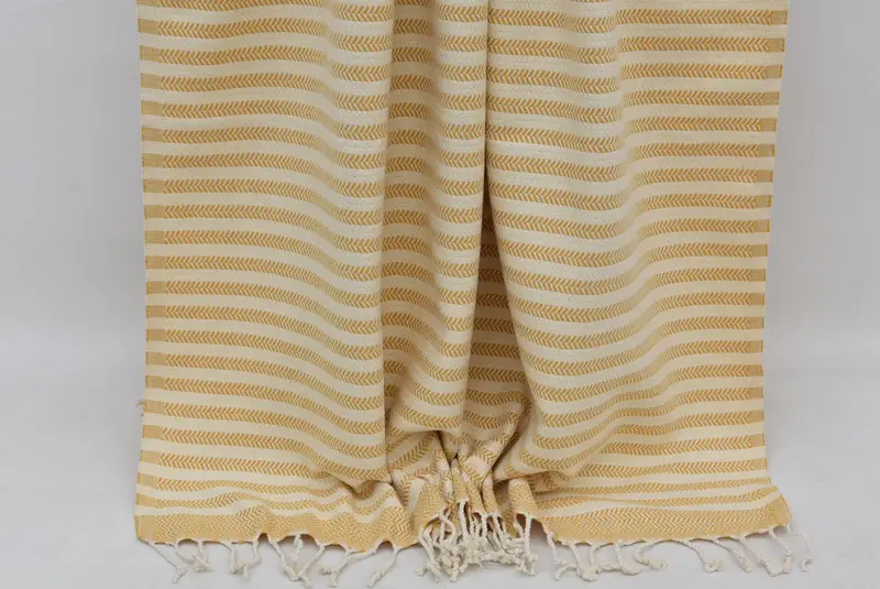 Quick-dry towel, Cotton towel, 70x40 Cotton Chevron Towel, Unique Gift, Lightweight quick-dry peshtemal towel for travel, Yoga Towel, Bachelor Gifts - 6