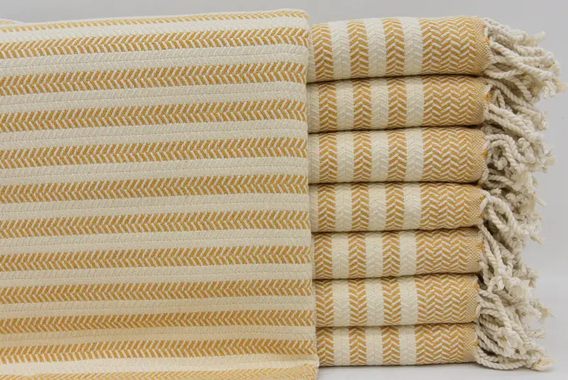 Quick-dry towel, Cotton towel, 70x40 Cotton Chevron Towel, Unique Gift, Lightweight quick-dry peshtemal towel for travel, Yoga Towel, Bachelor Gifts - 3
