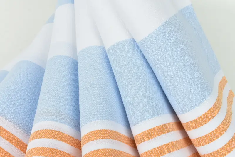 Peshtemal Towel, Valentines Day Gift, 70x40 Cotton Striped Towel, Beach Towel Bulk, Embroidered Beach Towel, Pool Towels, Absorbent Turkish towel - 5