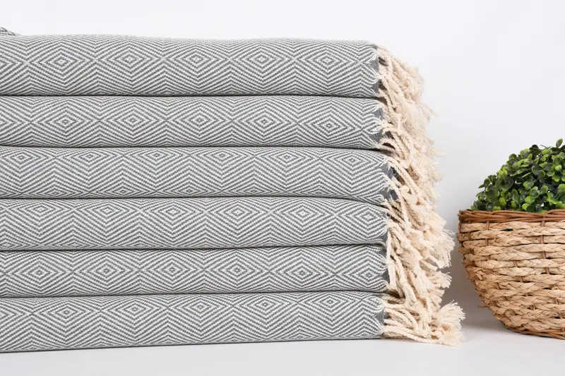 74x40 Cotton Diamond Towel, Personalized Turkish Towel, Bridesmaid Gift Towel, Handwoven Turkish bath towel, Home Decor Towel, Luxury towel - 2