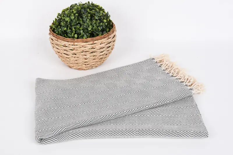 74x40 Cotton Diamond Towel, Personalized Turkish Towel, Bridesmaid Gift Towel, Handwoven Turkish bath towel, Home Decor Towel, Luxury towel - 4