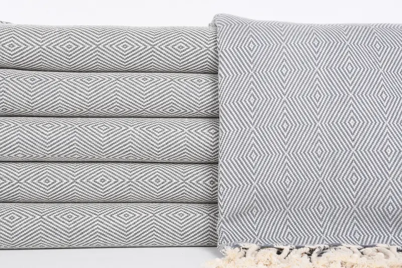 74x40 Cotton Diamond Towel, Personalized Turkish Towel, Bridesmaid Gift Towel, Handwoven Turkish bath towel, Home Decor Towel, Luxury towel - 1