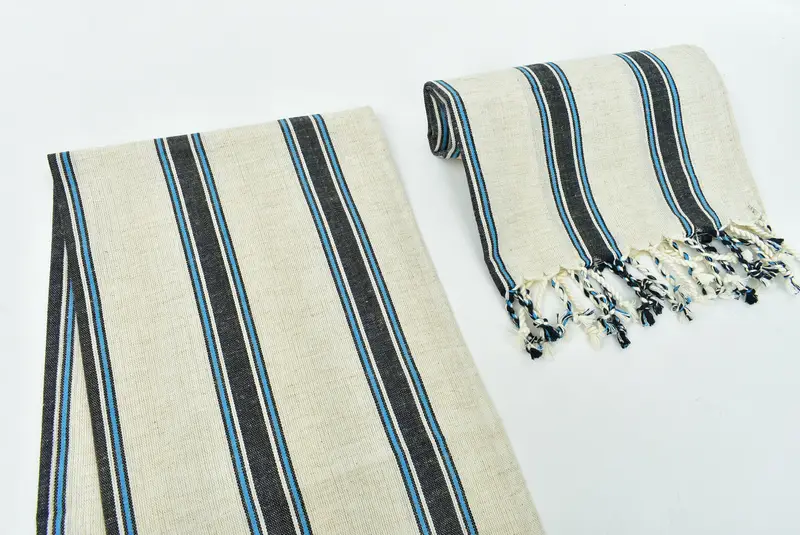 Personalized Kitchen Towel, Bathroom Towels, Organic Towel, Small Bath Towels, Bulk Order Towel, Welcome Wedding Gift, 36x20 Cotton Striped Towel - 7