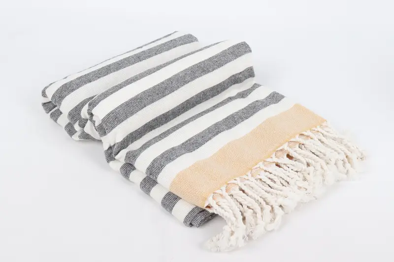 Welcome Wedding Gift, 68x40 Cotton Striped Terry Towel, Turkish Towel USA, Custom Bath Towel, Turkish beach towel, Housewarming Gift, Travel towel - 6