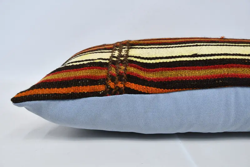 16x36 Red Cushion Cover, Vintage Pillow Sham, Antique Pillows, Boho Pillow Sham Cover, Kilim Pillow Cover, Pillow, Vintage Pillow - 5