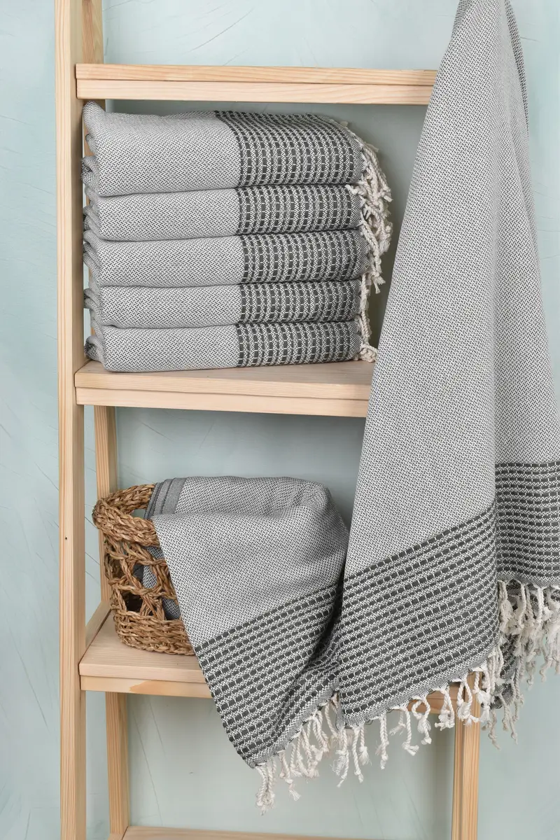 70x36 Cotton Striped Towel, Quick-drying peshtemal towel for poolside, Personalize Gift, Sand-resistant towel, Personalized Gifts, Best Friend Gift - 3