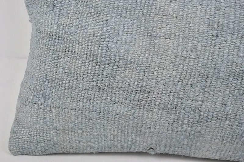 Lounge Throw Pillow, Pillow Sham, Ethnical Kilim Rug Pillow, Pillow for Couch, 12x20 Gray Pillow Sham, Interior Designer Pillow - 4